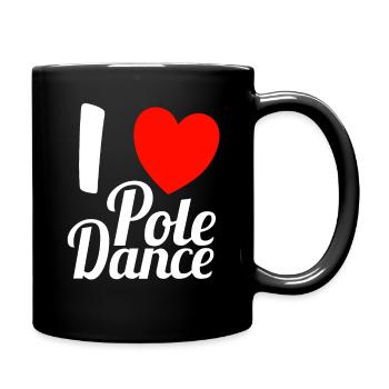 Dancer pole dance dance school gift gogo club - Full Colour Mug - black - Right