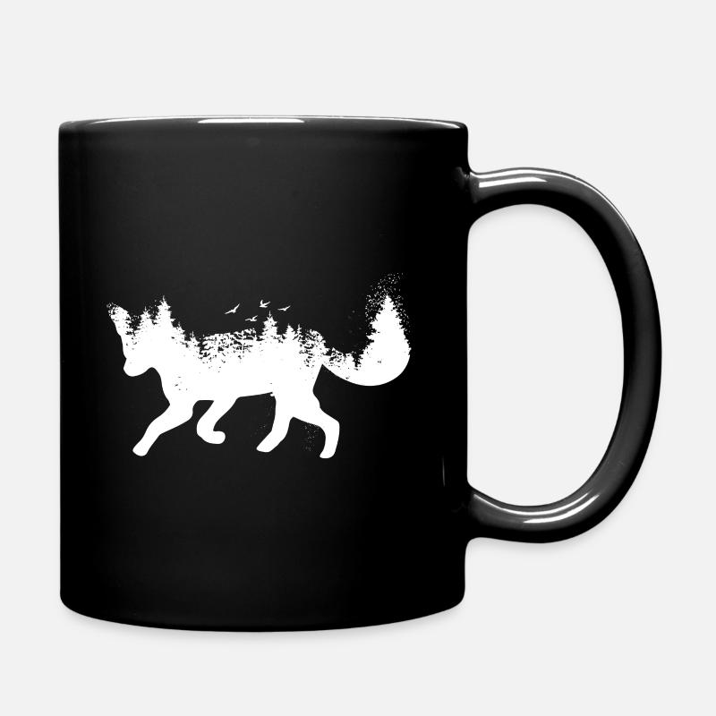 Renard - Mug uni - noir