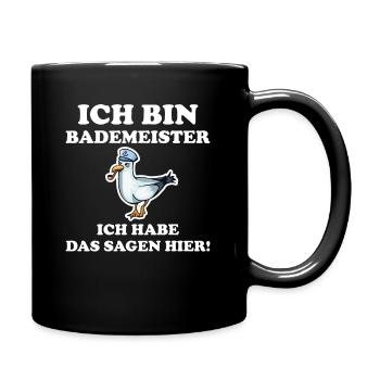 Sauveteur - Mug uni - noir - Droite