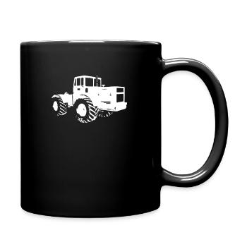 Landwirt Bauer K700 Traktor Dorf Trecker Landwirte - Tasse einfarbig - Schwarz - Rechts