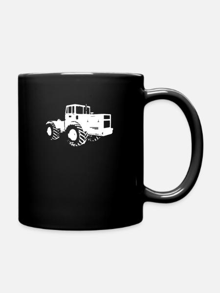 Landwirt Bauer K700 Traktor Dorf Trecker Landwirte - Tasse einfarbig - Schwarz