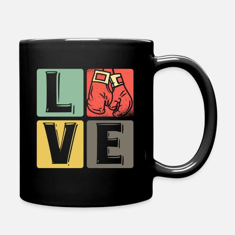Boxen - Love - Tasse einfarbig - Schwarz