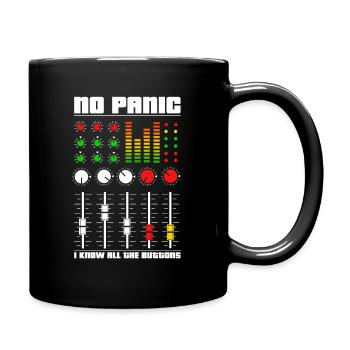 Audio Mixing Panic - Full Colour Mug - black - Right