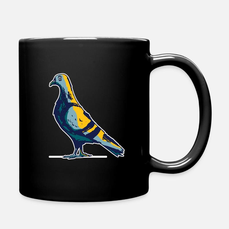 Taube - Tasse einfarbig - Schwarz