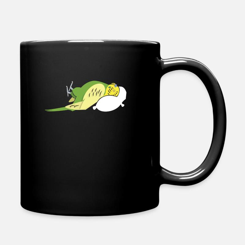 Wellensittich - Tasse einfarbig - Schwarz