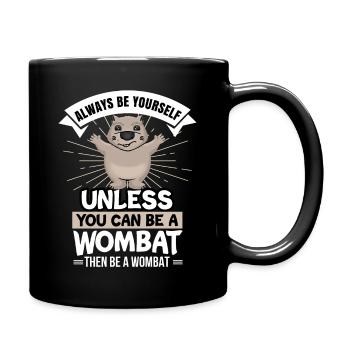 Wombat - Mug uni - noir - Droite