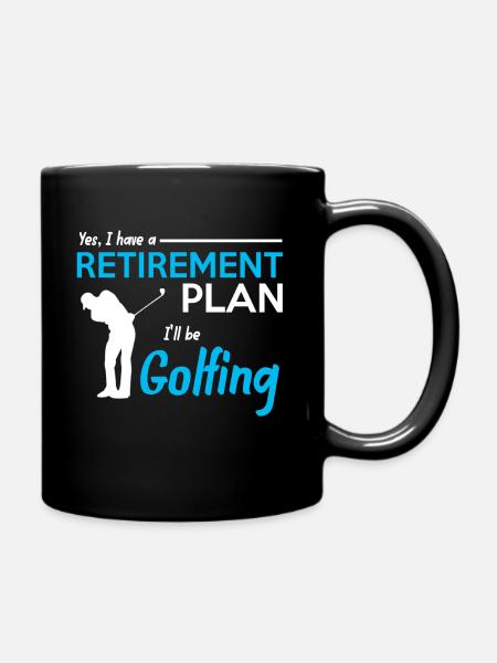 Golf golfista golfista golf golfista golfa gracz golfa - Kubek jednokolorowy - czarny