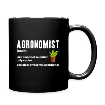 agronome - Mug uni - noir - Droite