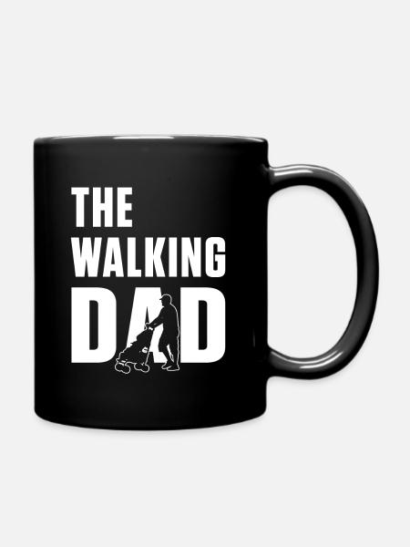 The Walking Dad - Tasse einfarbig - Schwarz