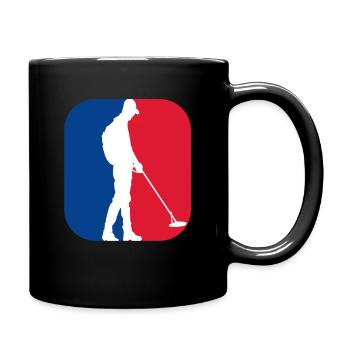 Sonde détecteur de métaux Cadeau - Mug uni - noir - Droite