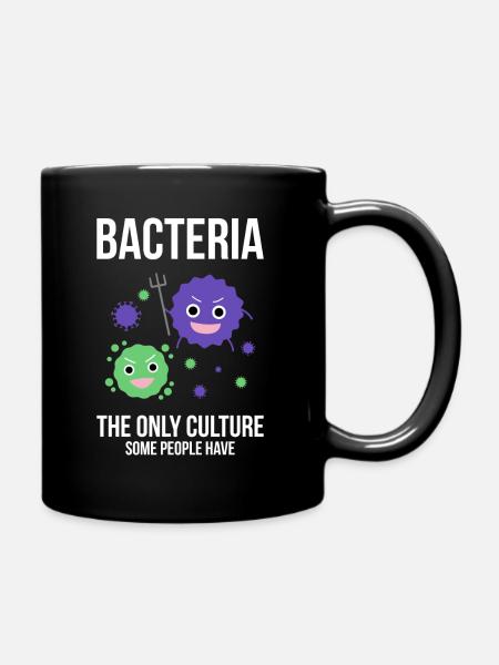bacteria - Full Colour Mug - black