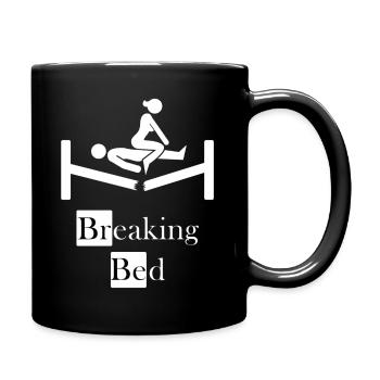 Breaking Bed - Full Colour Mug - black - Right