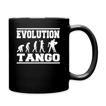 Evolution Tango - Tasse einfarbig - Schwarz - Rechts