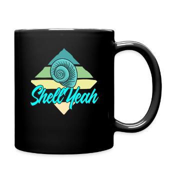 Shell yeah - Tasse einfarbig - Schwarz - Rechts