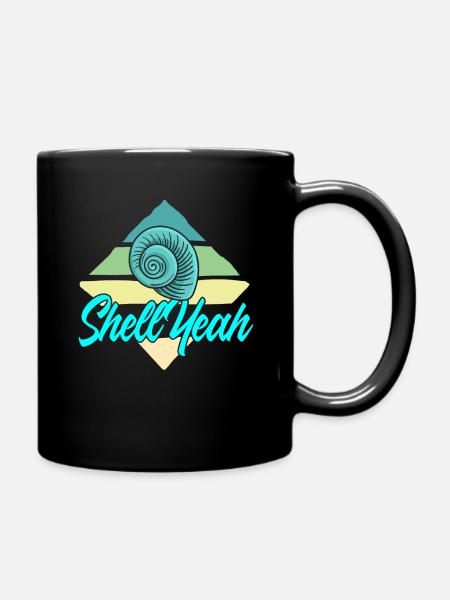 Shell yeah - Tasse einfarbig - Schwarz