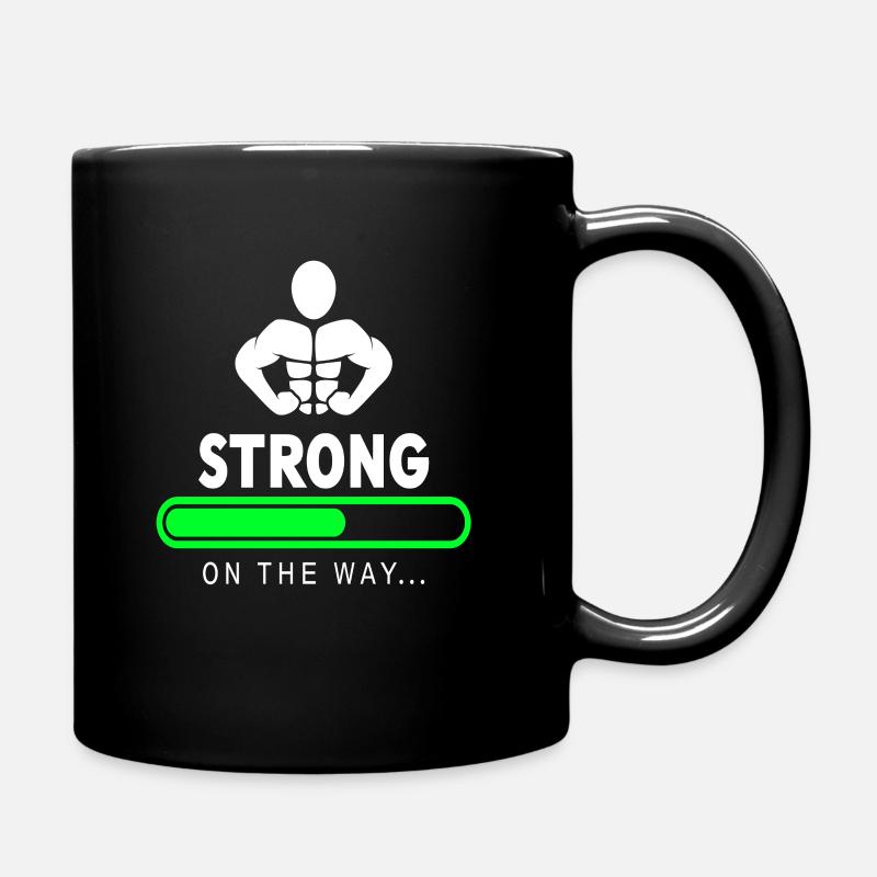 Fitness - Tasse einfarbig - Schwarz
