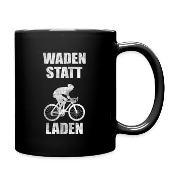 Veau au lieu de boutique cadeau de motos de vélo électrique - Mug uni - noir - Droite