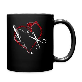 Master hairdresser - Full Colour Mug - black - Right