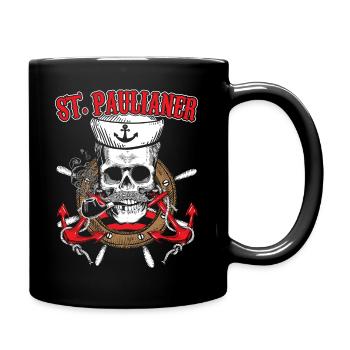 Paulianer Hamburg Sankt Pauli Fan St. Pauli - Tasse einfarbig - Schwarz - Rechts