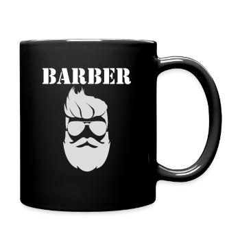 Barber Barbier Barbershop Bart Coiffure Style - Mug uni - noir - Droite