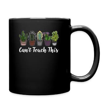 Cactus cactus plant succulents - Full Colour Mug - black - Right