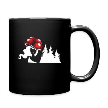Black Forest Bollenhut Black Forest girl - Full Colour Mug - black - Right