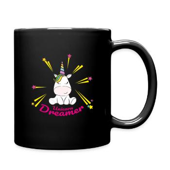 licorne licorne - Mug uni - noir - Droite