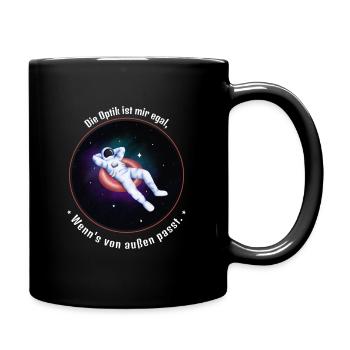 die optik - Tasse einfarbig - Schwarz - Rechts