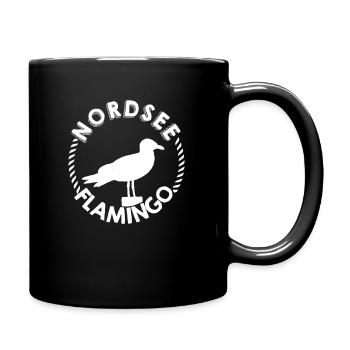 Flamant de la mer du Nord - Mug uni - noir - Droite