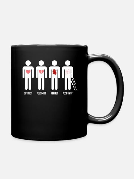 Posaunist | Posaune Noten Geschenk Posaunenspieler - Tasse einfarbig - Schwarz