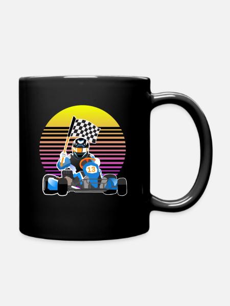 Cadeau d'arène de karting de karting - Mug uni - noir