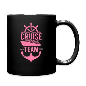 Team Kreuzfahrtreise Reisender Kreuzfahrt Kapitän - Tasse einfarbig - Schwarz - Rechts