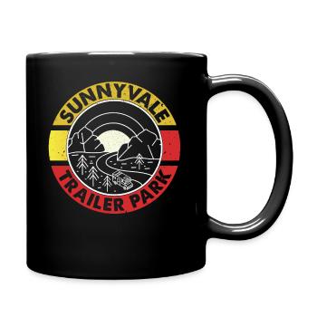 Funny design Trailer Park Sunnyvale Lovers design - Full Colour Mug - black - Right