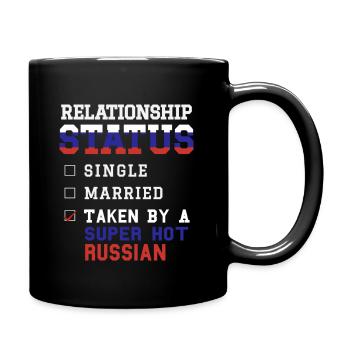 Statut de la relation prise Super Hot Russian - Mug uni - noir - Droite