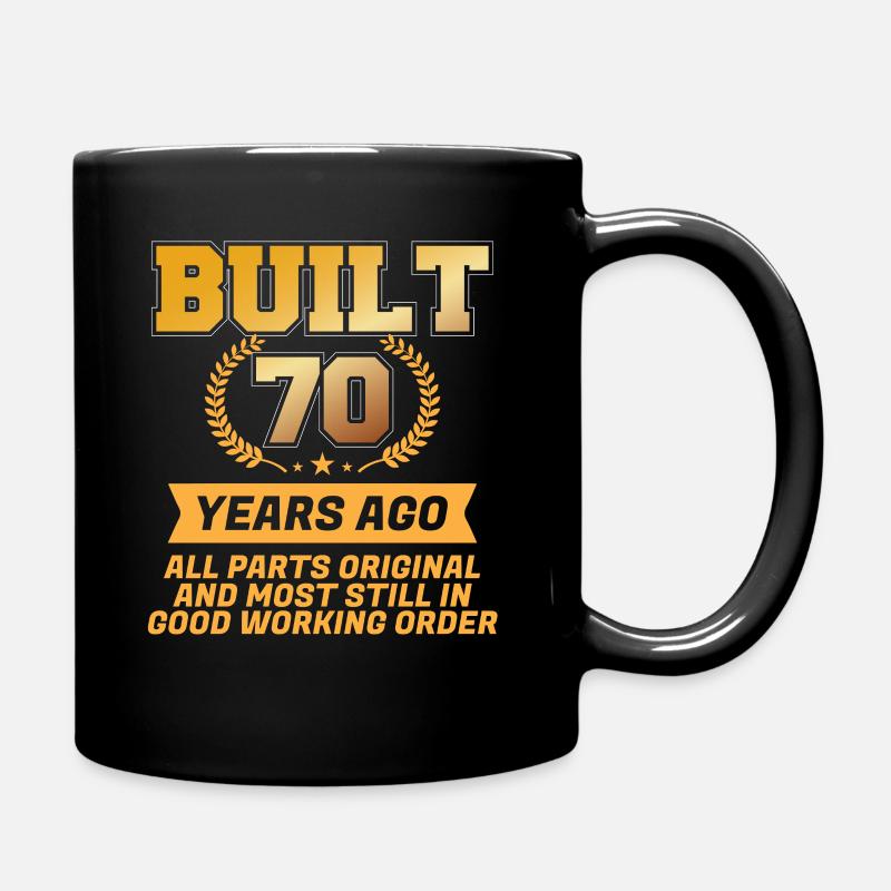 Built 70 years ago - Full Colour Mug - black