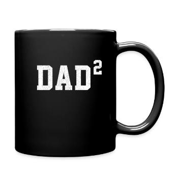 Cadeau pour la fête des pères Papa Hoch 2 jumeau - Mug uni - noir - Droite