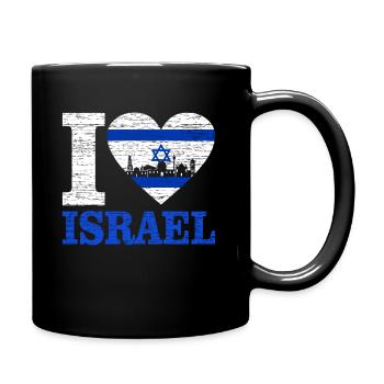 Israël - Mug uni - noir - Droite
