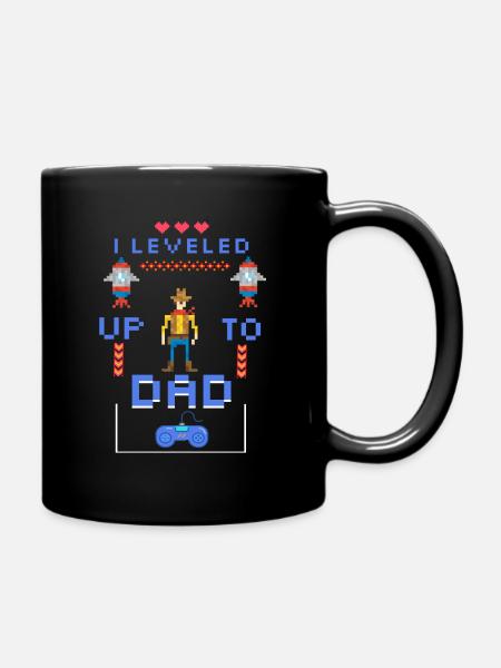 j'ai nivelé mon père | Jeu du futur père - Mug uni - noir