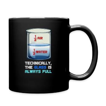 Physik - Tasse einfarbig - Schwarz - Rechts