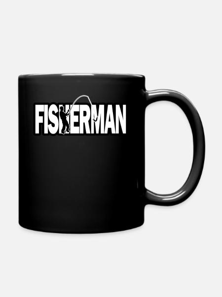 Pêcheur pêcheur pêcheur - Mug uni - noir