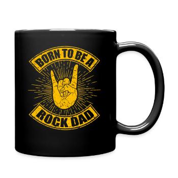 Rock Papa Rock et Roll Fête des Pères Cadeaux - Mug uni - noir - Droite