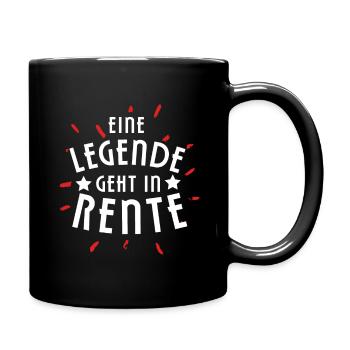 A legend is retiring! FUNNY - Full Colour Mug - black - Right