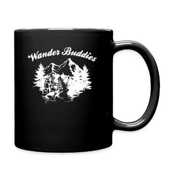 Wander Buddies - Tasse einfarbig - Schwarz - Rechts
