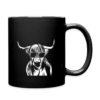 Bovins des Highlands écossais - Mug uni - noir - Droite