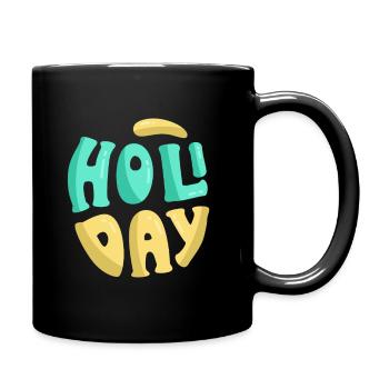 Holiday Holidays School Holidays Summer Sun Gift - Full Colour Mug - black - Right