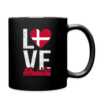 Danemark Danois Danois cadeau Copenhague - Mug uni - noir - Droite