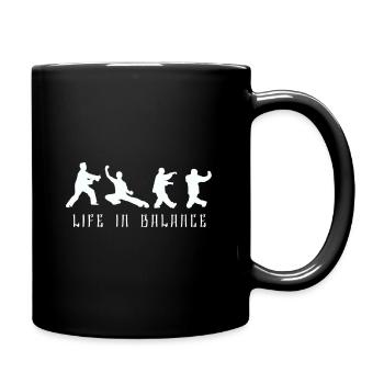 Taichi Life Balance - Full Colour Mug - black - Right