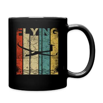 Gliding | Glider glider gift - Full Colour Mug - black - Right