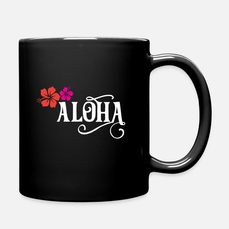 Aloha - Mug uni - noir