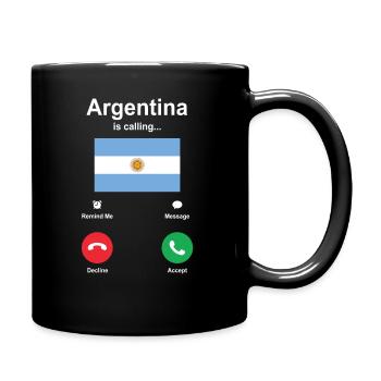 Argentine - Mug uni - noir - Droite